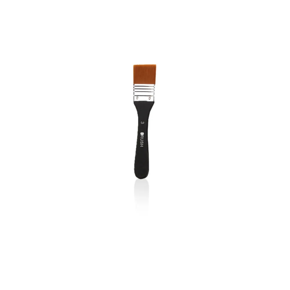 Watercolor Oil Art Paint Brush 7 Sizes Nylon Hair Painting Brushes Set Wood Handles Acrylic Paints Drawing Brush Tools
