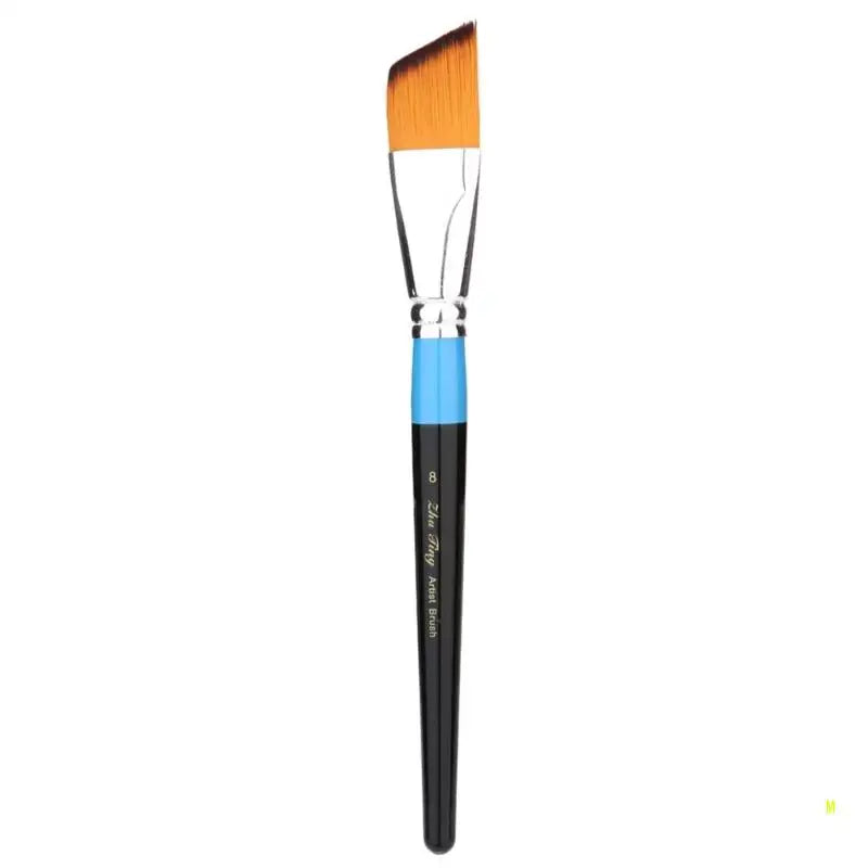 Hand-Painted Nylon Hair Artist Paintbrush for Acrylic and Watercolor, Fine Tip Detail Brush F19E