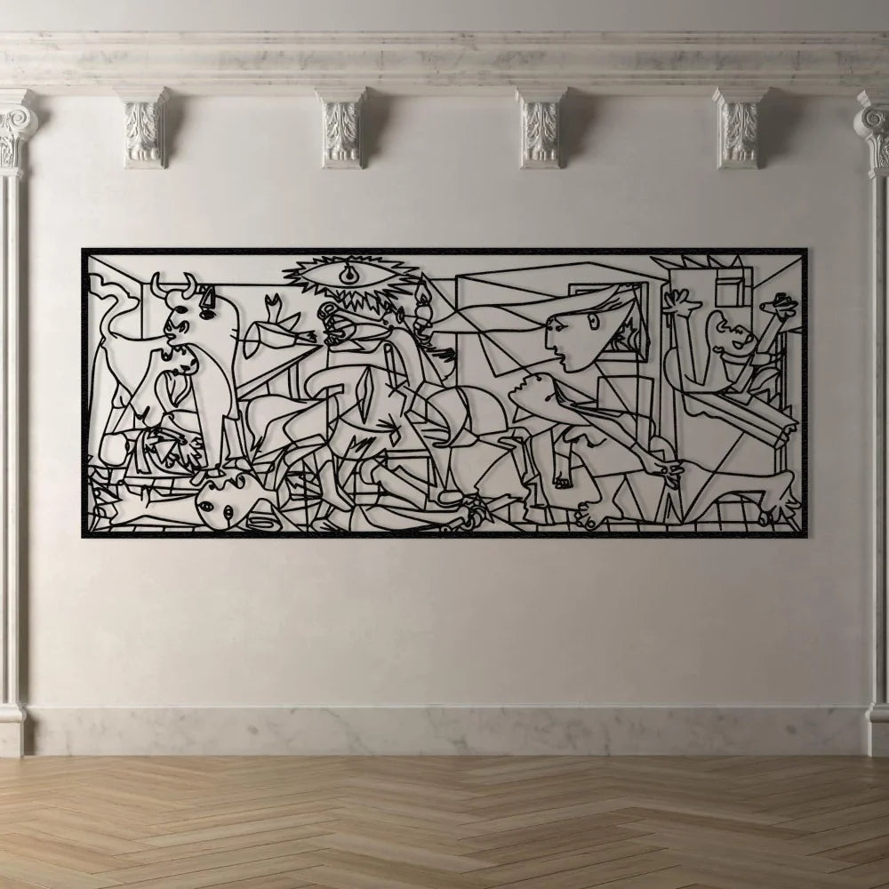 Picasso Guernica Metal Wall Art – Galvanized Steel Fine Art Reproduction