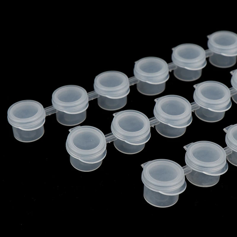 30Pcs Empty Joint Pigment Box Watercolour Oil Paint Acrylic Plastic Boxes Fine Art Paint Dispenser Boxes 2Ml