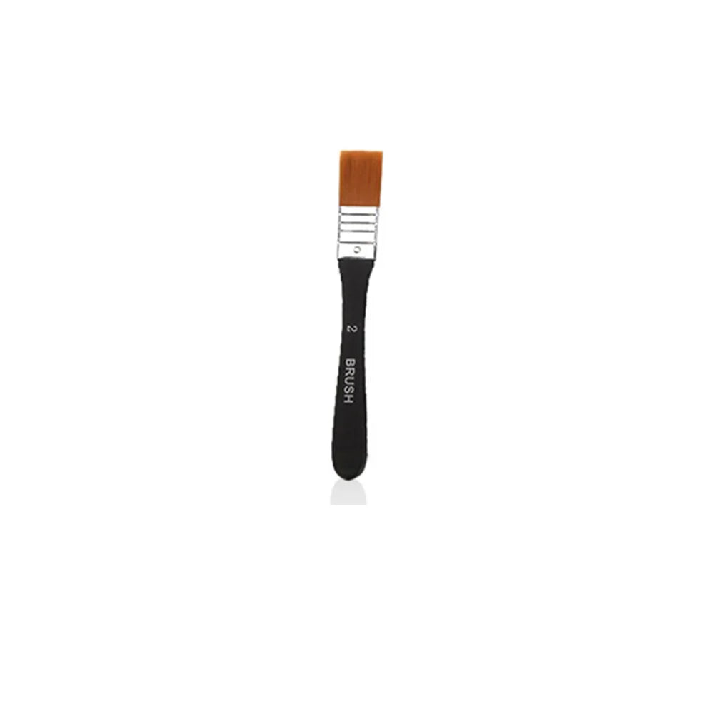 Watercolor Oil Art Paint Brush 7 Sizes Nylon Hair Painting Brushes Set Wood Handles Acrylic Paints Drawing Brush Tools