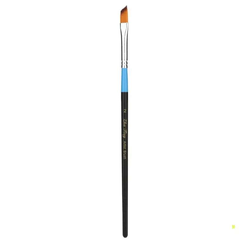 Hand-Painted Nylon Hair Artist Paintbrush for Acrylic and Watercolor, Fine Tip Detail Brush F19E