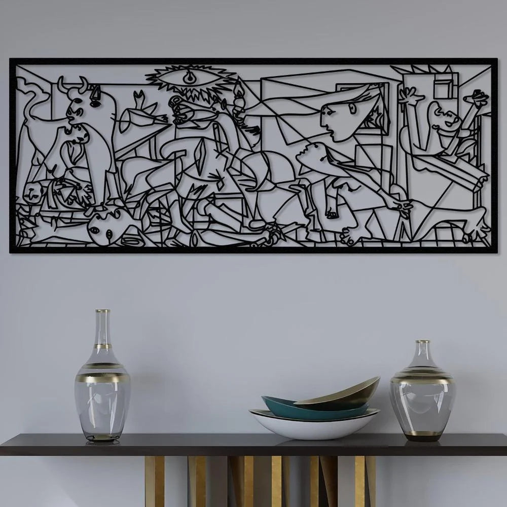 Picasso Guernica Metal Wall Art – Galvanized Steel Fine Art Reproduction
