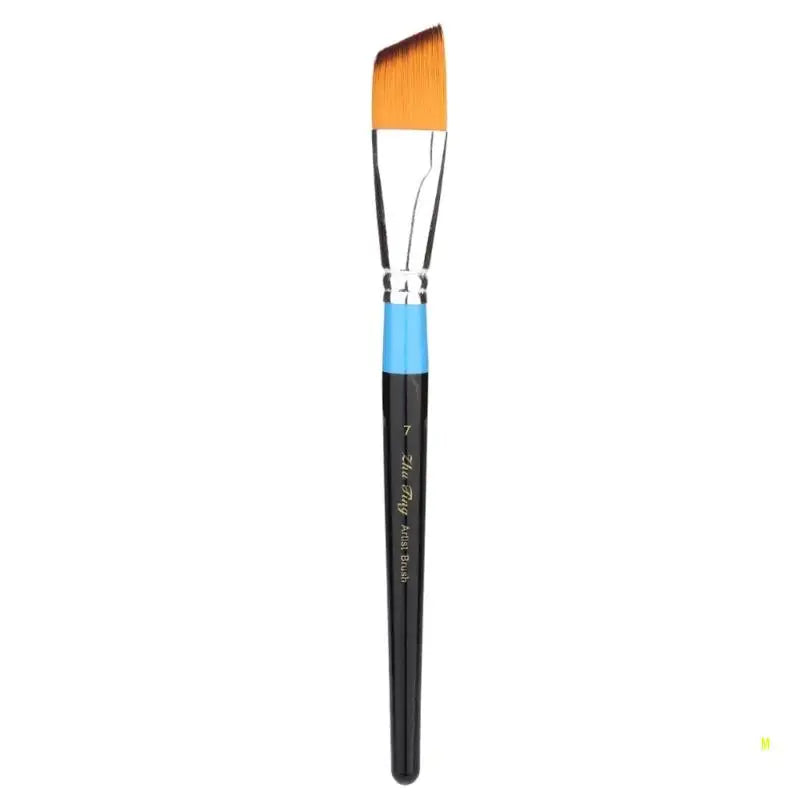 Hand-Painted Nylon Hair Artist Paintbrush for Acrylic and Watercolor, Fine Tip Detail Brush F19E