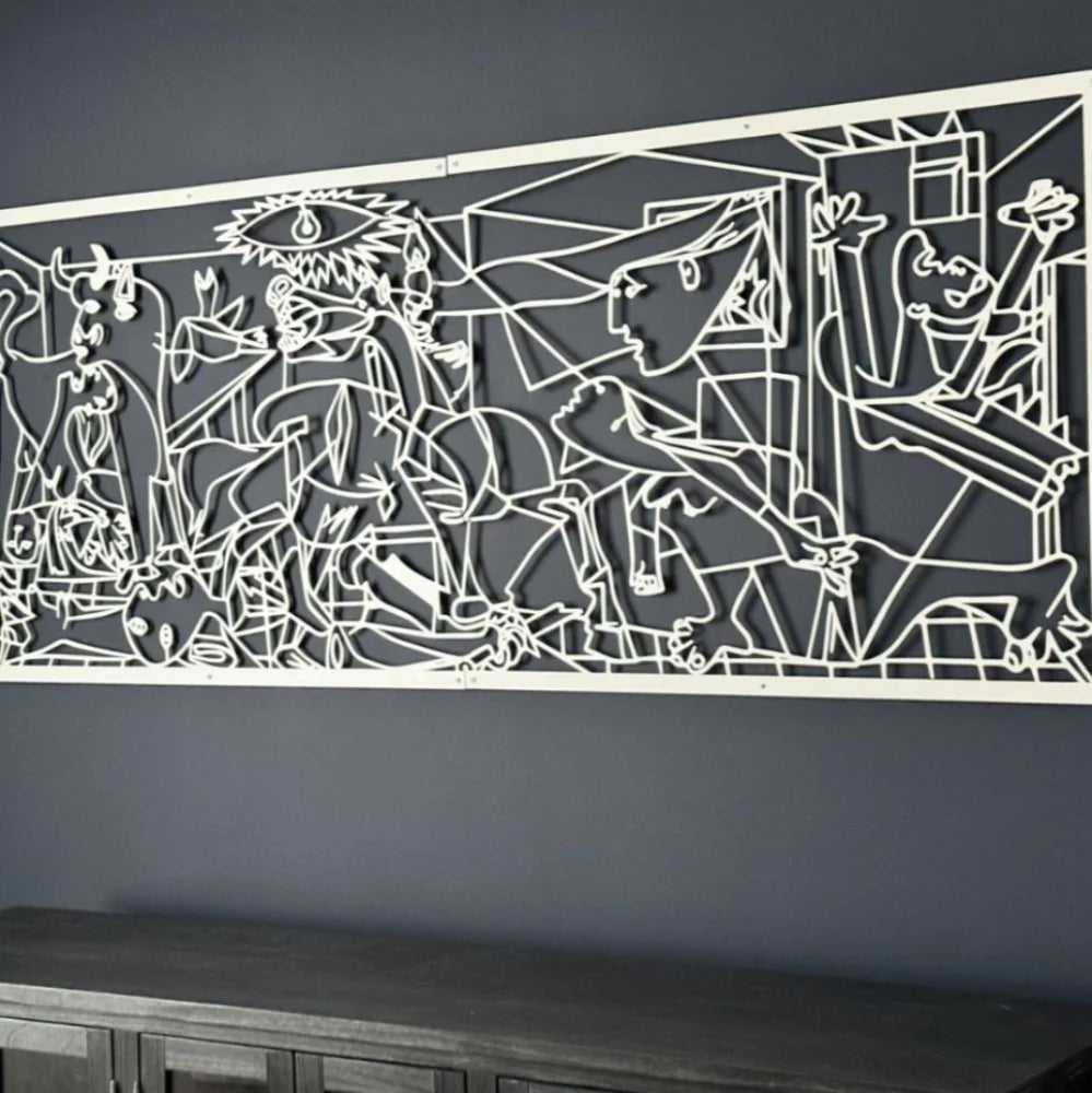 Picasso Guernica Metal Wall Art – Galvanized Steel Fine Art Reproduction